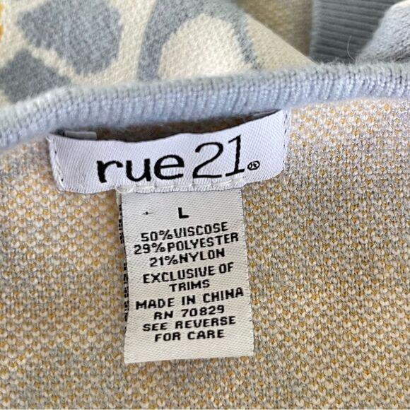 Daisy Cropped Tank Top Sleeveless Sweater Vest Rue21  L - Picture 11 of 13